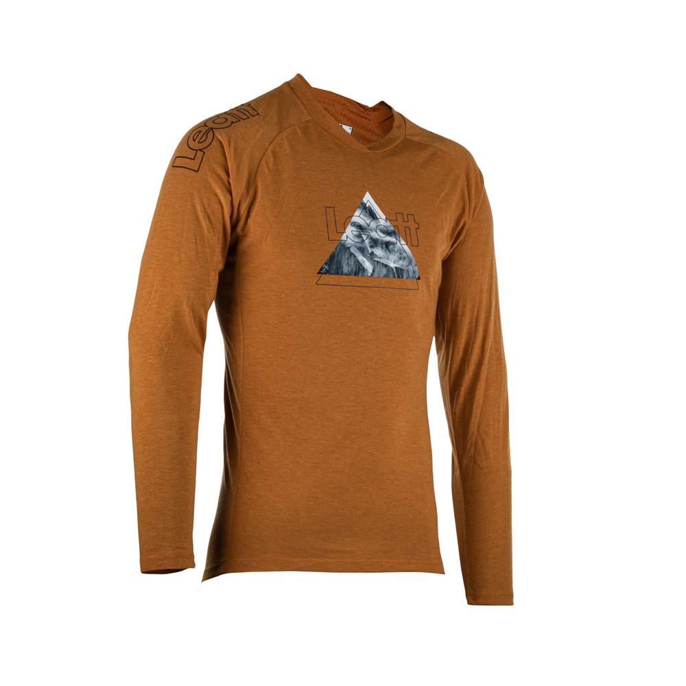 Leatt Koszulka Rowerowa Mtb Gravity 2.0 Jersey Suede Kolor Rdzawy Rozmiar M