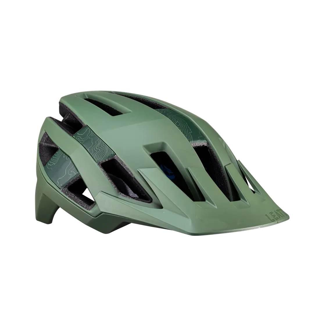 Leatt Kask Rowerowy Mtb Trail 3.0 V24 Spinach Kolor Zielony Rozmiar L 59-63