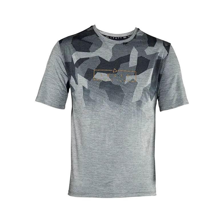 Leatt Koszulka Rowerowa Mtb Trail 1.0 Jersey Granite Kolor Szary Rozmiar M - zdjęcie 5