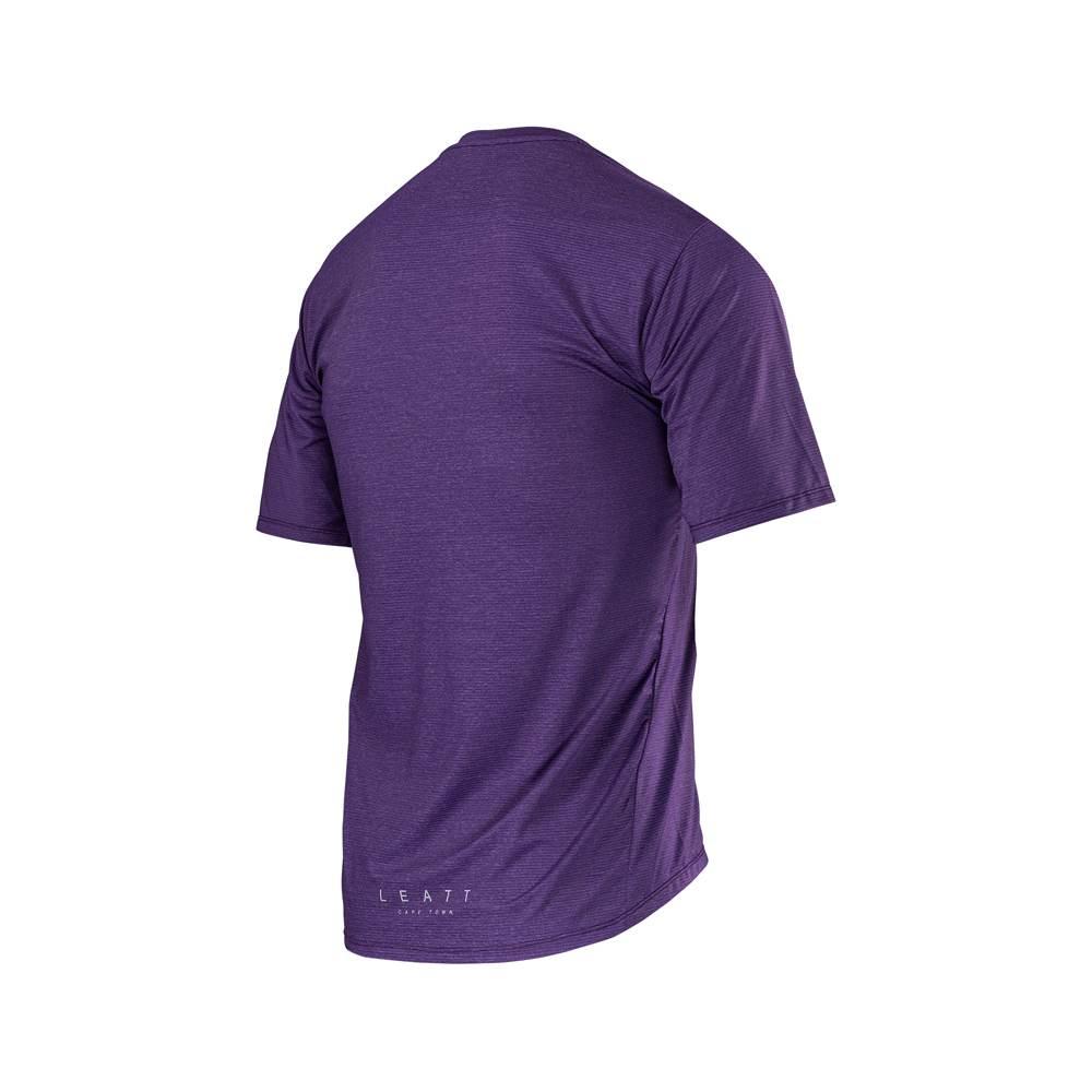 Leatt Koszulka Rowerowa Mtb Trail 1.0 X-Flow Jersey Velvet Kolor Fioletowy - zdjęcie 2