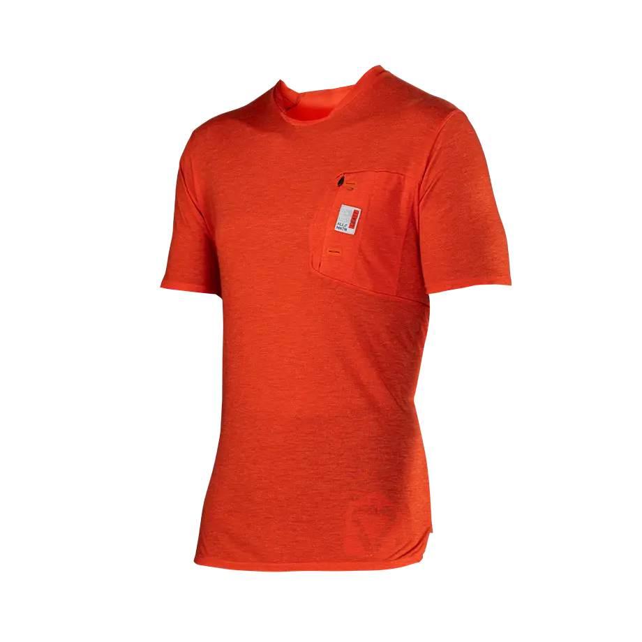 Leatt Koszulka Rowerowa Mtb Allmtn 2.0 Jersey Glow Kolor Czerwony Rozmiar L - zdjęcie 4