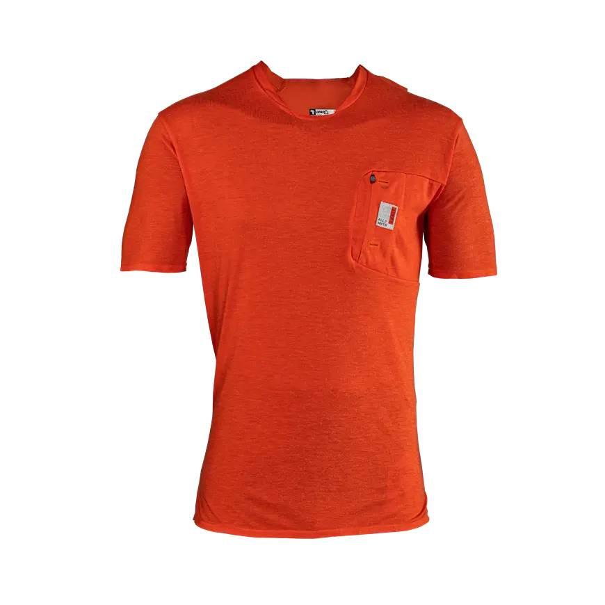 Leatt Koszulka Rowerowa Mtb Allmtn 2.0 Jersey Glow Kolor Czerwony Rozmiar L - zdjęcie 5