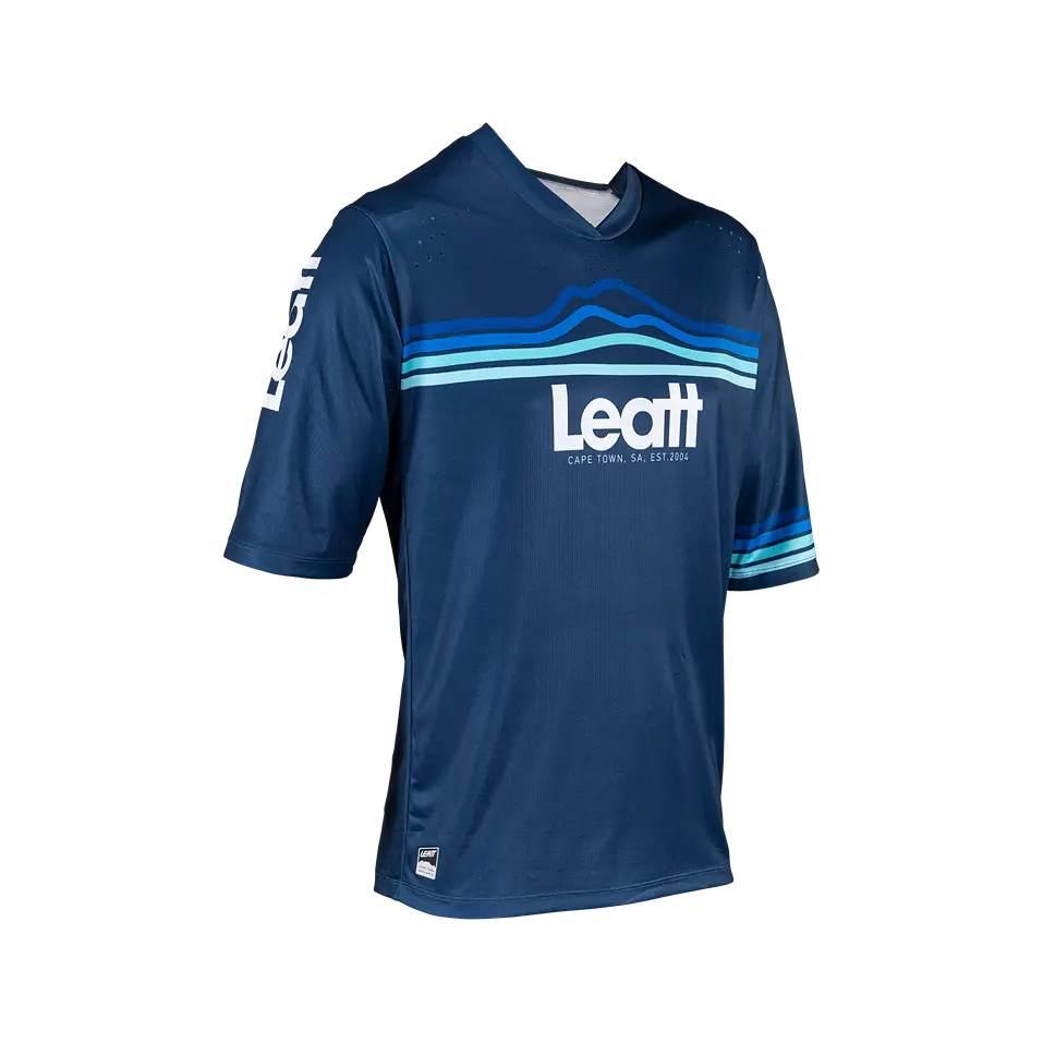 Leatt Koszulka Rowerowa Mtb Enduro 3.0 Jersey Denim Kolor Granatowy Rozmiar - zdjęcie 3