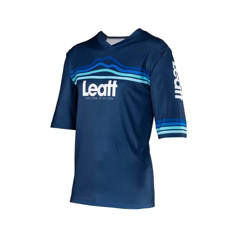 Leatt Koszulka Rowerowa Mtb Enduro 3.0 Jersey Denim Kolor Granatowy Rozmiar - zdjęcie 5