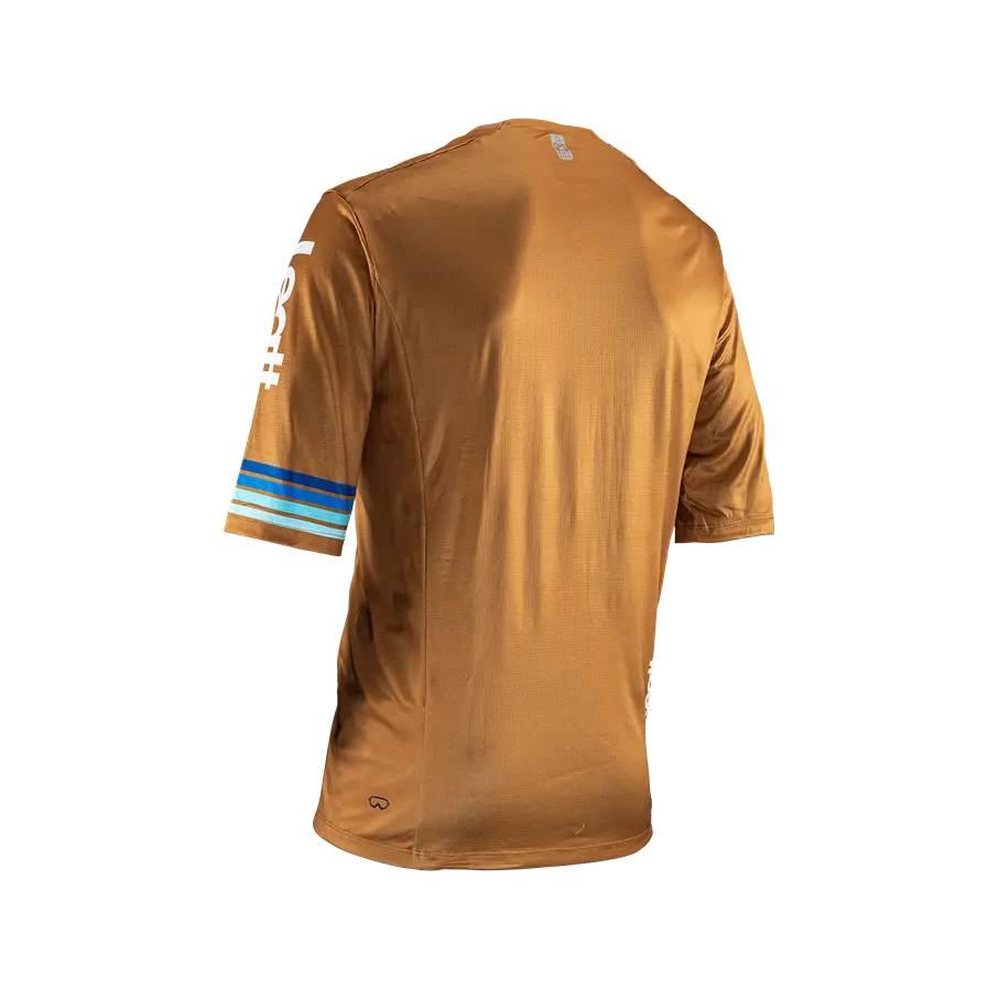 Leatt Koszulka Rowerowa Mtb Enduro 3.0 Jersey Peanut Kolor Brązowy Rozmiar - zdjęcie 7