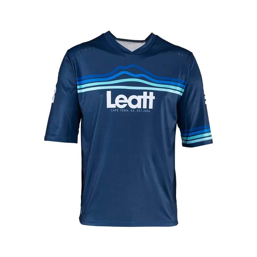 Leatt Koszulka Rowerowa Dziecięca Mtb Enduro 3.0 Junior Jersey Denim Kolor - zdjęcie 3