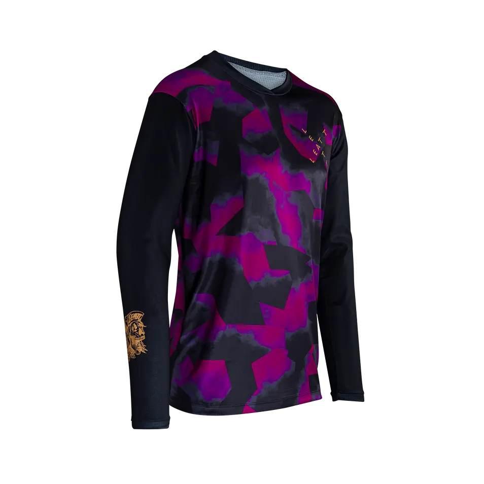 Leatt Koszulka Rowerowa Mtb Gravity 3.0 Jersey Purple Kolor Fioletowy/Czarn - zdjęcie 3