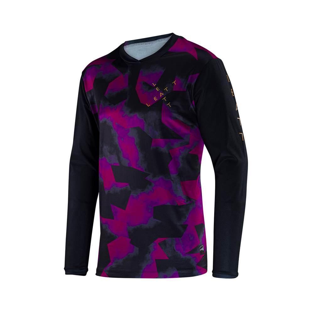 Leatt Koszulka Rowerowa Mtb Gravity 3.0 Jersey Purple Kolor Fioletowy/Czarn