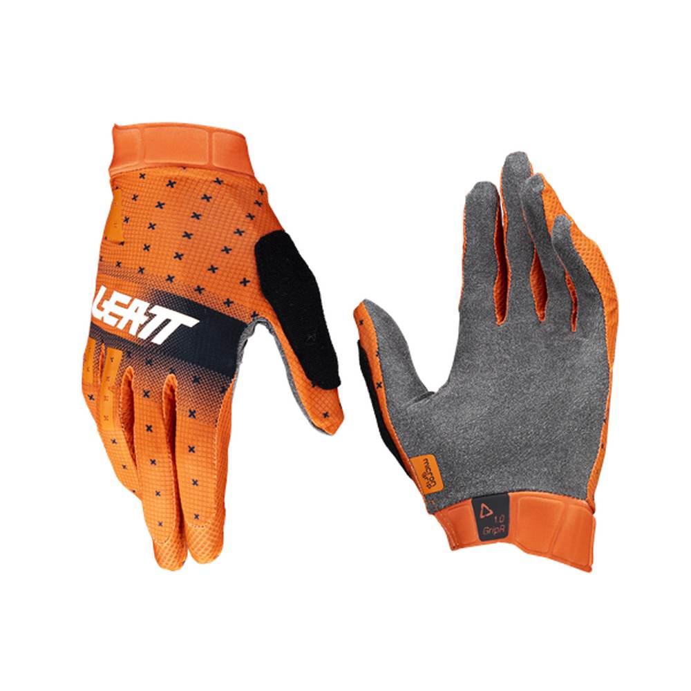 Leatt Rękawice Rowerowe Mtb 1.0 Gripr Glove Glow Kolor Czerwony Rozmiar S