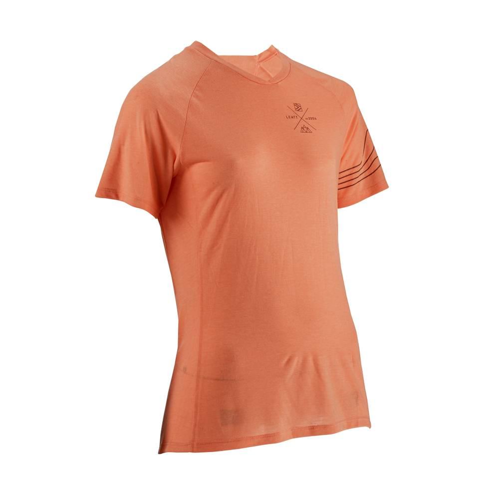 Leatt Koszulka Rowerowa Damska Mtb Allmtn 2.0 Jersey Peach Kolor Pomarańczo