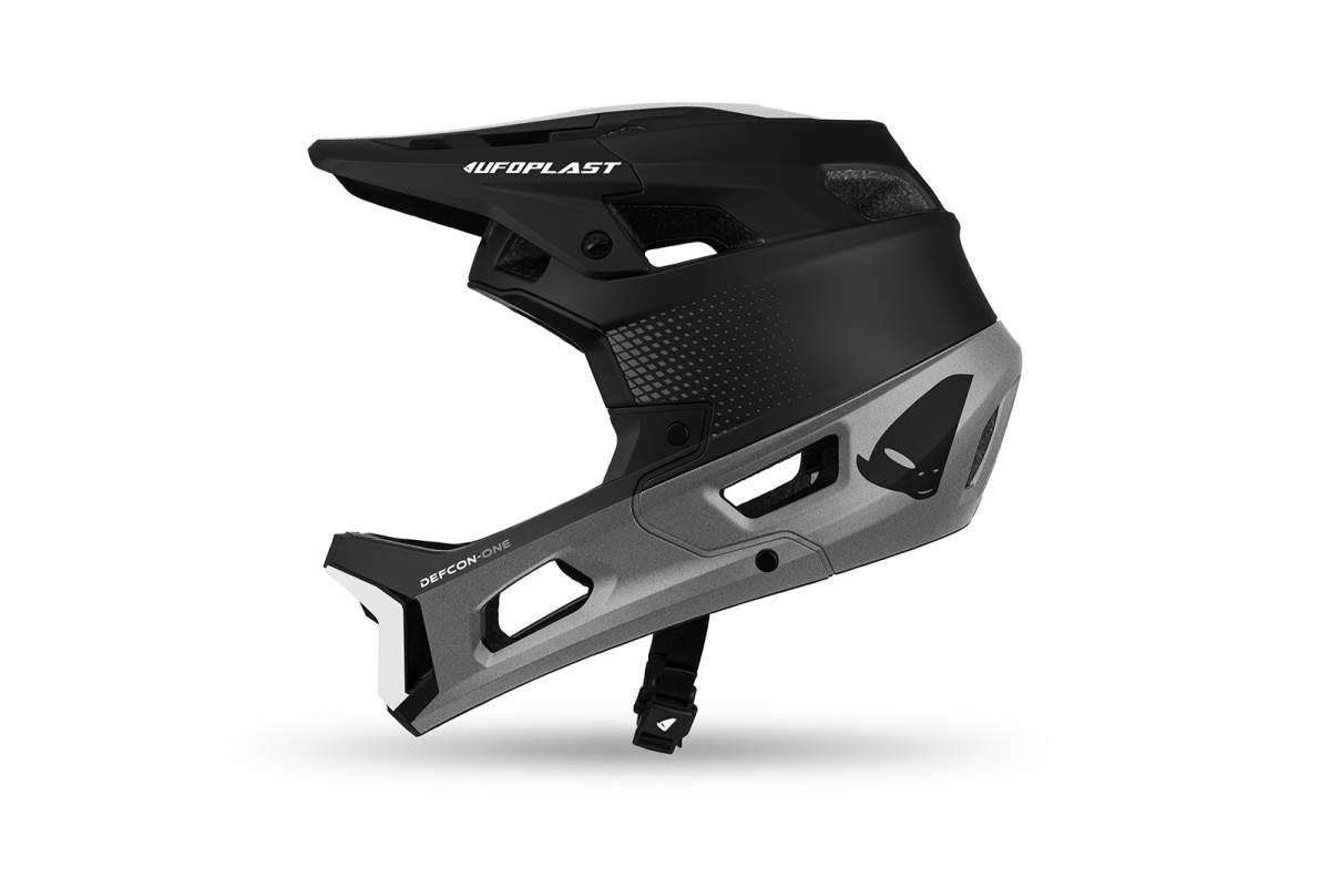 Ufo Kask Rowerowy Mtb E-Bike Defcon-One Full Face Kolor Czarny/Szary Rozmia - zdjęcie 3