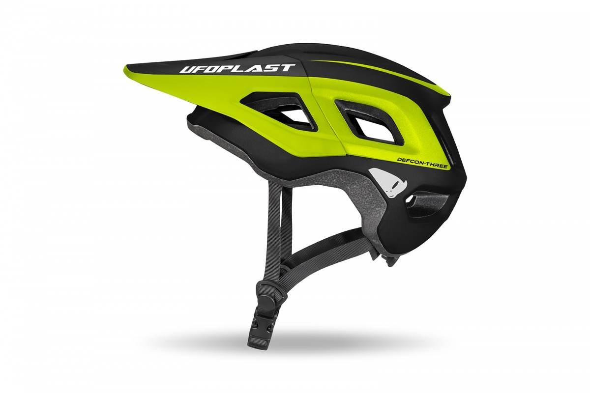 Ufo Kask Rowerowy Mtb E-Bike Defcon-Three Kolor Czarny/Żółty Fluo Rozmiar X - zdjęcie 4