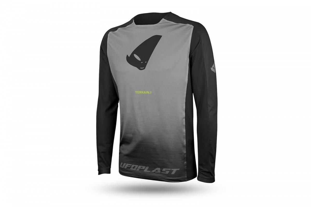 Ufo Koszulka Rowerowa Mtb E-Bike Terrain Lv1 Jersey Made In Italy Długi Ręk