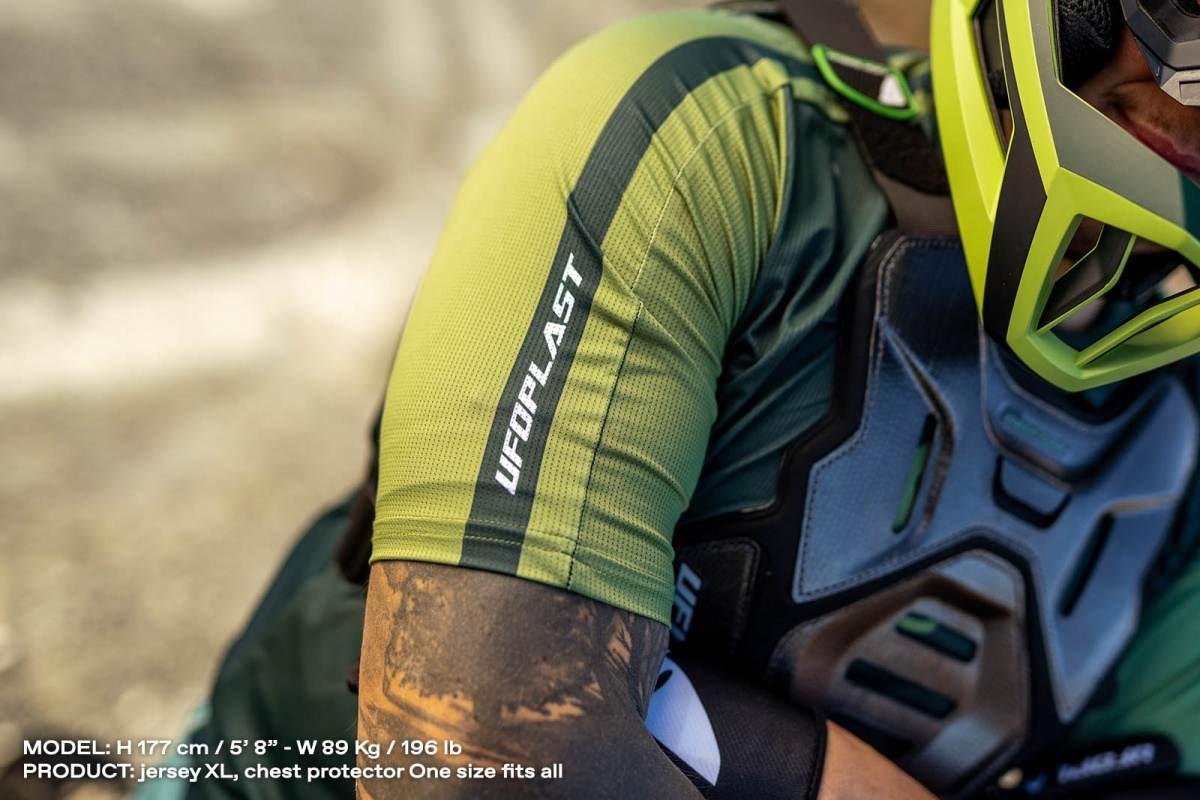 Ufo Koszulka Rowerowa Mtb E-Bike Terrain Sv1 Jersey Made In Italy Krótki Rę - zdjęcie 6