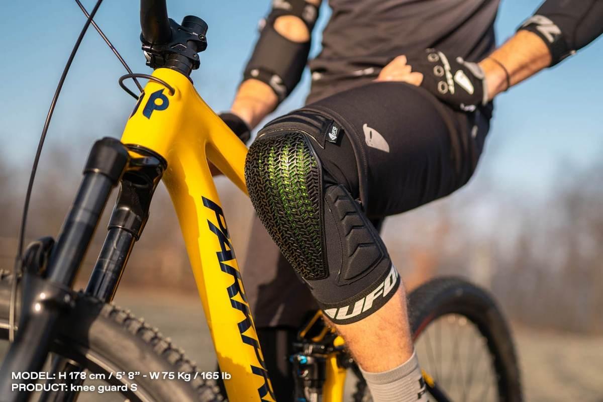 Ufo Nakolanniki Ochraniacze Kolan Rowerowe Mtb E-Bike M33 Air Kolor Czarny - zdjęcie 2