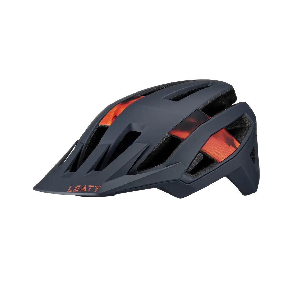Leatt Kask Rowerowy Mtb Trail 3.0 V23 Helmet Shadow Kolor Szary/Pomarańczow - zdjęcie 2