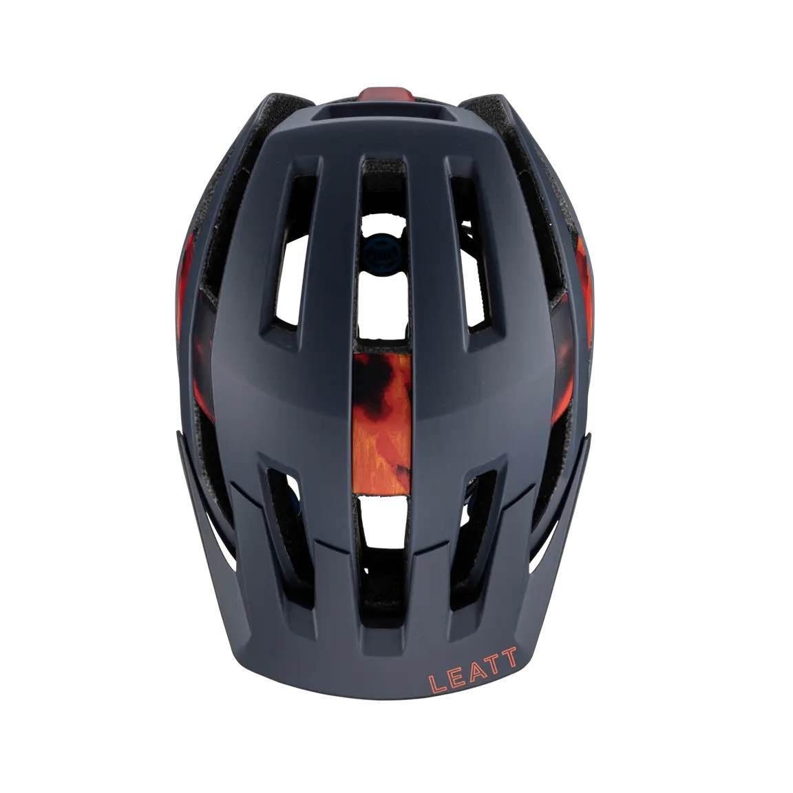 Leatt Kask Rowerowy Mtb Trail 3.0 V23 Helmet Shadow Kolor Szary/Pomarańczow - zdjęcie 5