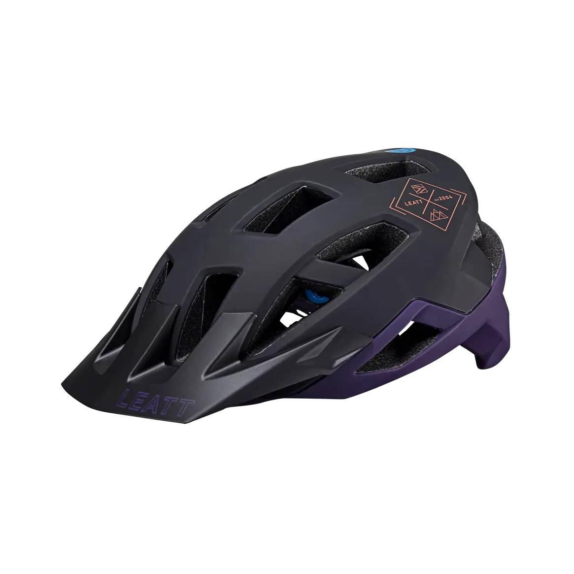 Leatt Kask Rowerowy Mtb Trail 2.0 V24 Velvet Kolor Fioletowy Rozmiar M 55-5 - zdjęcie 2