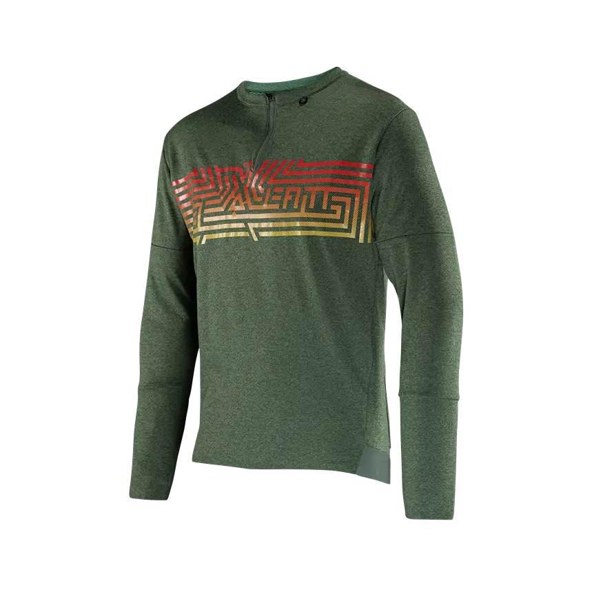 Leatt Koszulka Rowerowa Mtb Trail 4.0 Jersey Spinach Kolor Zielony Rozmiar - zdjęcie 2
