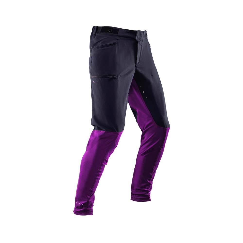 Leatt Spodnie Rowerowe Mtb Trail 2.0 Velvet Kolor Czarny/Fioletowy Rozmiar