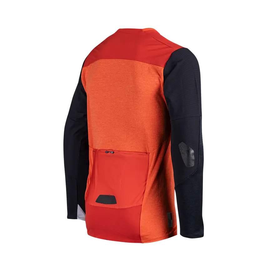 Leatt Koszulka Rowerowa Mtb Allmtn 5.0 Jersey Glow Kolor Pomarańczowy/Czarn - zdjęcie 4