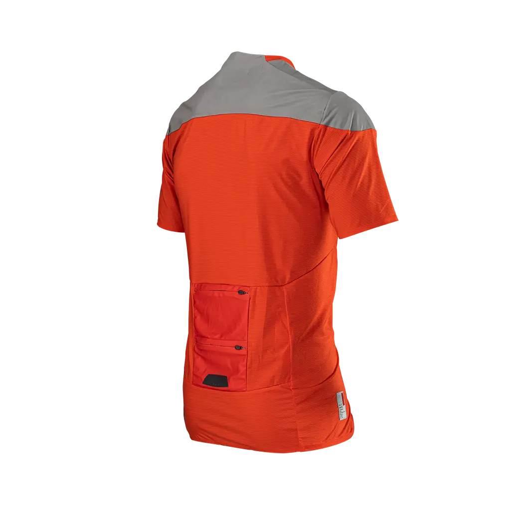 Leatt Koszulka Rowerowa Mtb Allmtn 3.0 Jersey Glow Kolor Pomarańczowy/Czarn - zdjęcie 4