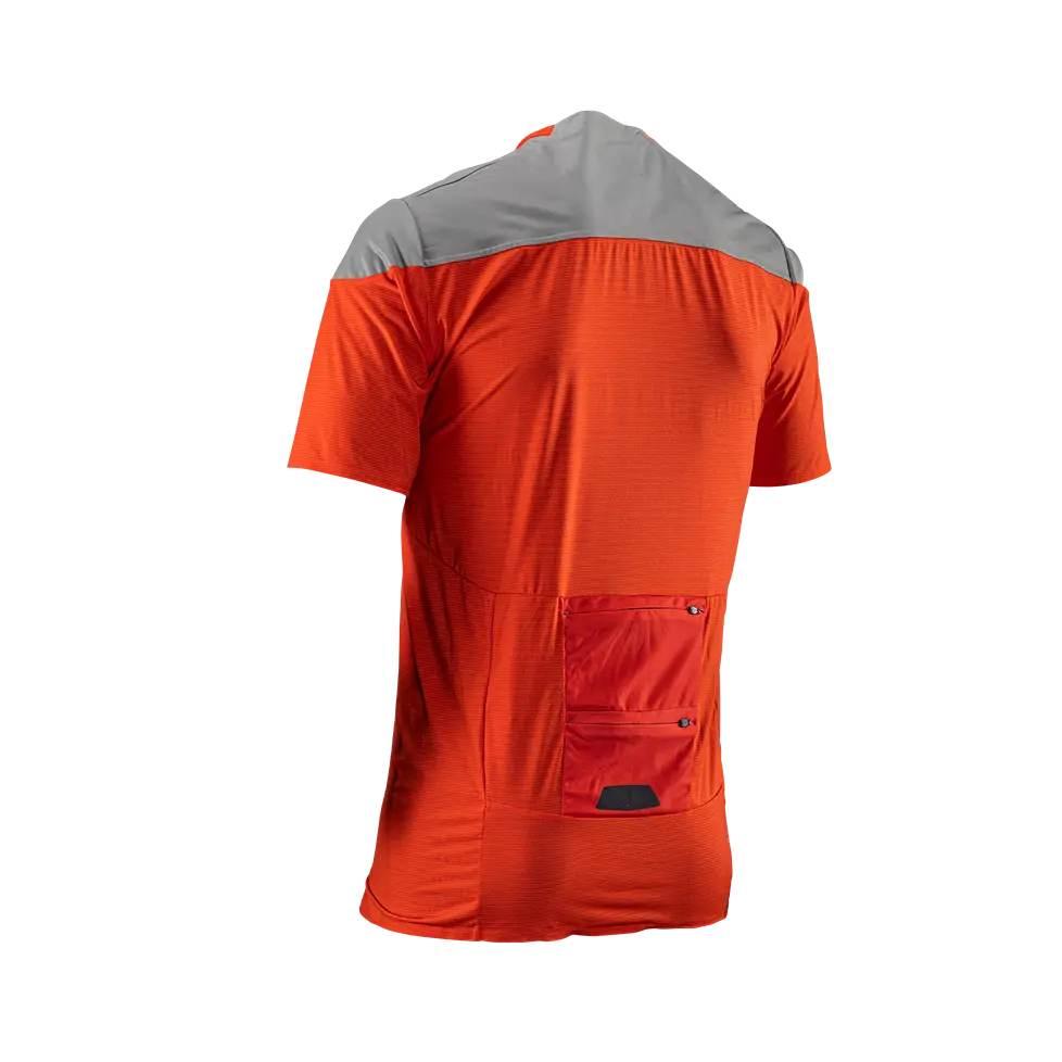 Leatt Koszulka Rowerowa Mtb Allmtn 3.0 Jersey Glow Kolor Pomarańczowy/Czarn - zdjęcie 5
