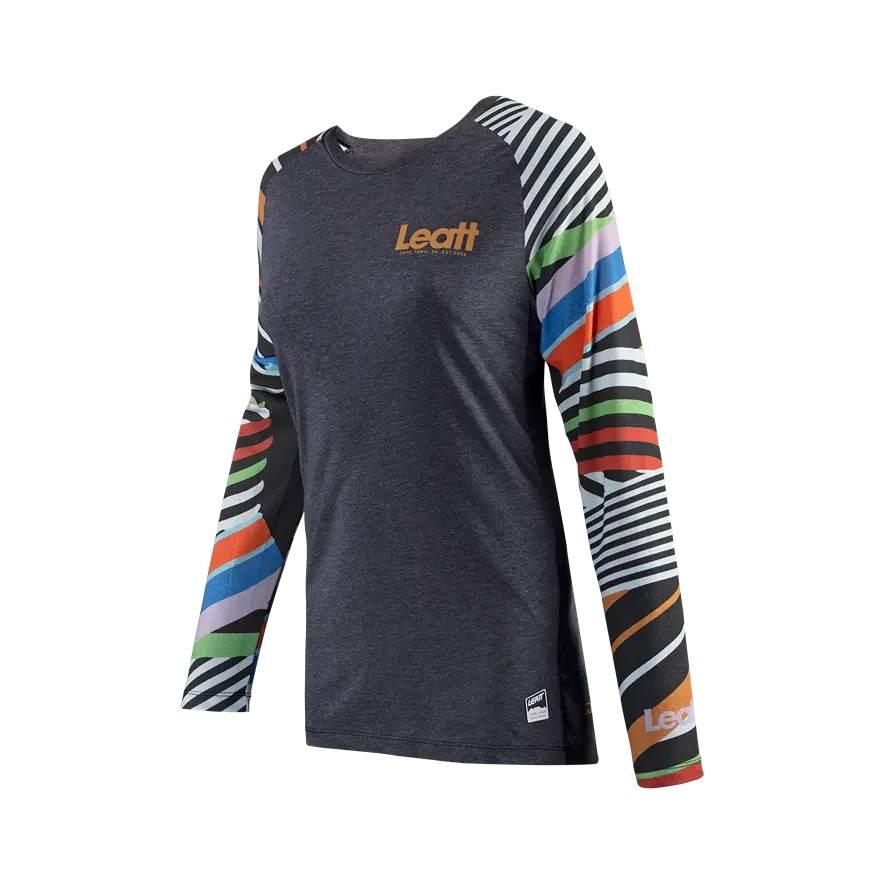 Leatt Koszulka Rowerowa Damska Mtb Allmtn 3.0 Jersey Women Stripes Kolor Sz - zdjęcie 3