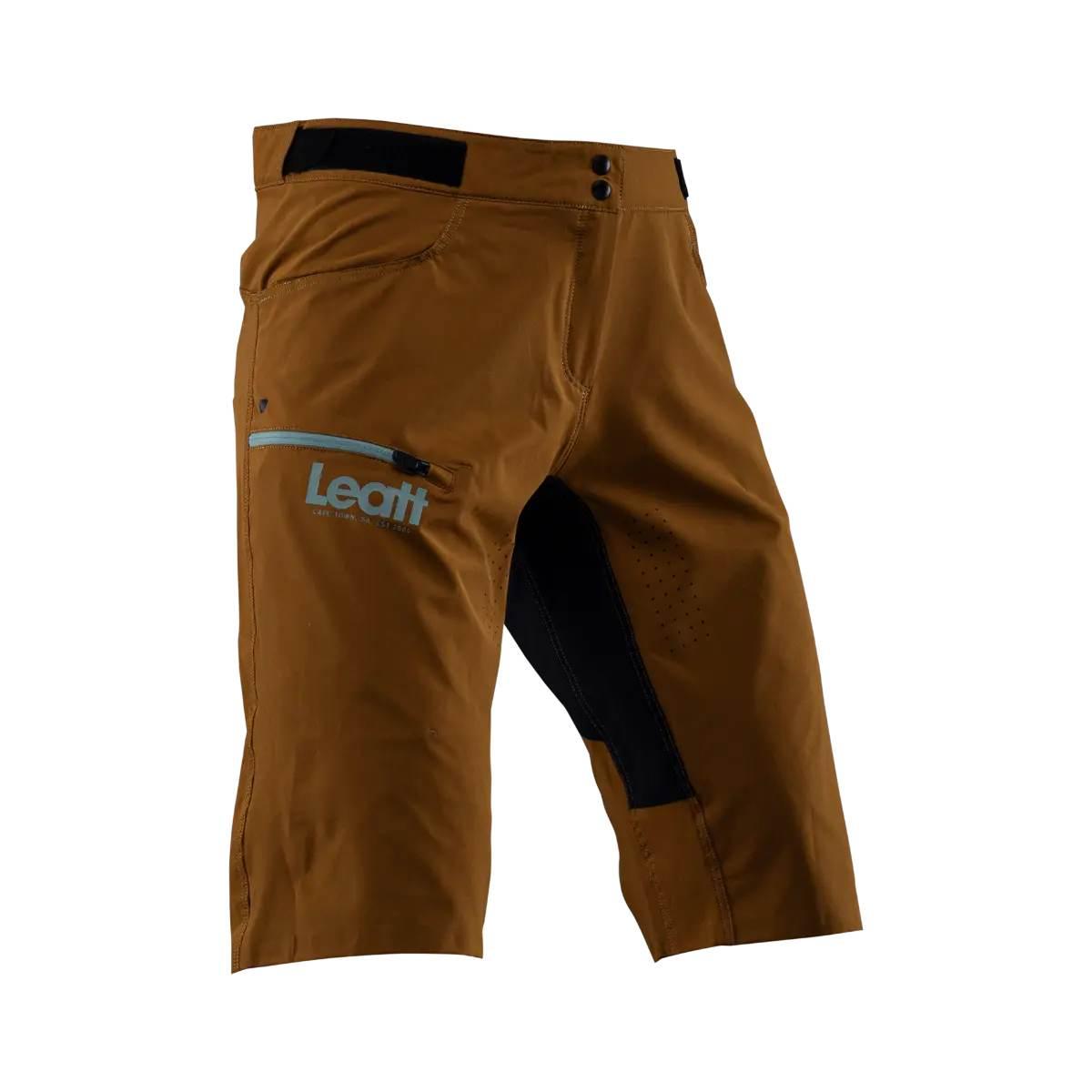 Leatt Spodenki Rowerowe Damskie Mtb Allmtn 3.0 Shorts Peanut Kolor Brązowy