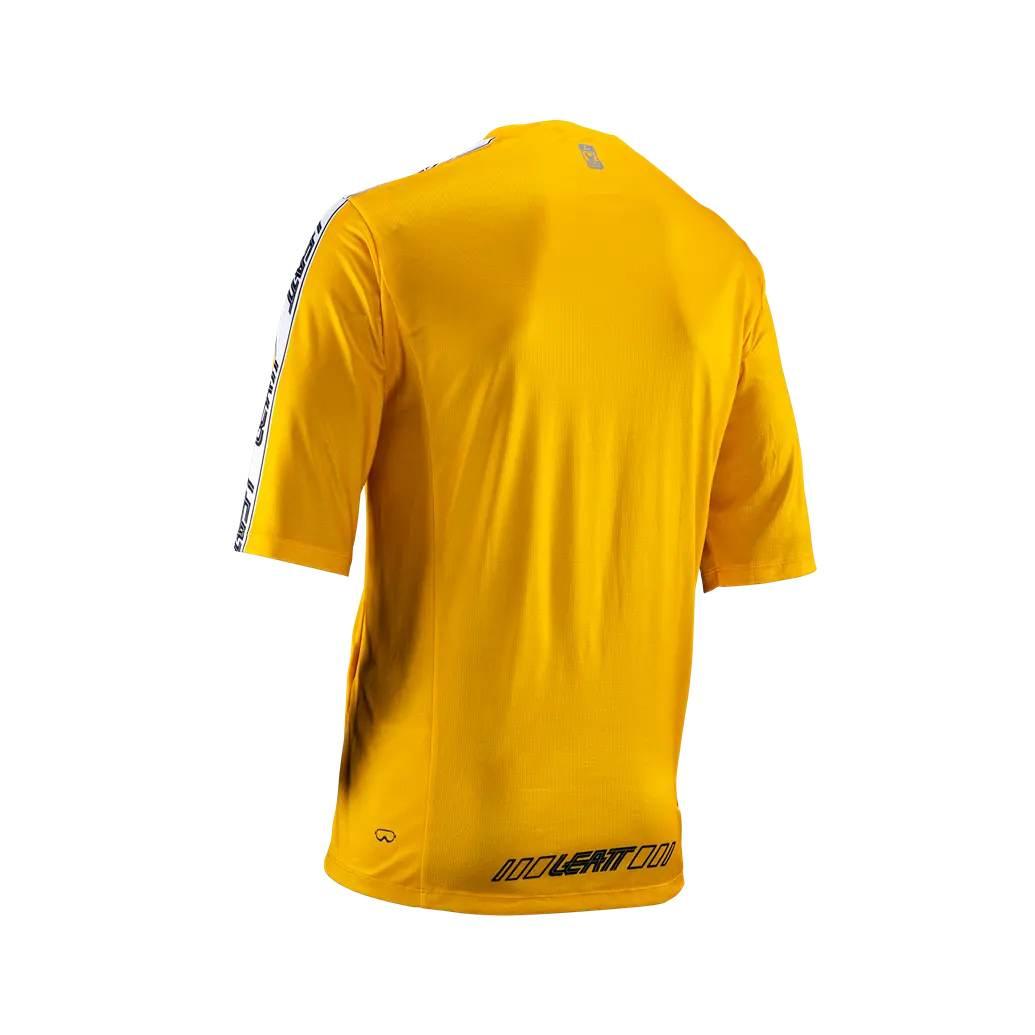 Leatt Koszulka Rowerowa Dziecięca Mtb Enduro 3.0 Junior Jersey Gold Kolor Ż - zdjęcie 4