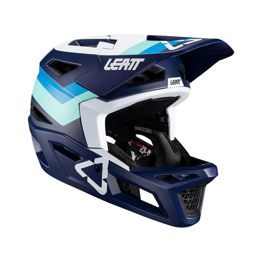Leatt Kask Rowerowy Mtb Gravity 4.0 V24 Helmet Blue Kolor Niebieski Rozmiar