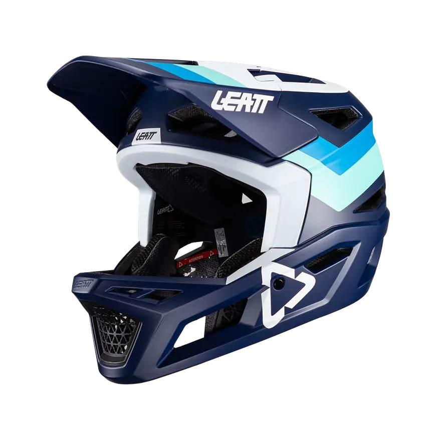 Leatt Kask Rowerowy Mtb Gravity 4.0 V24 Helmet Blue Kolor Niebieski Rozmiar - zdjęcie 2