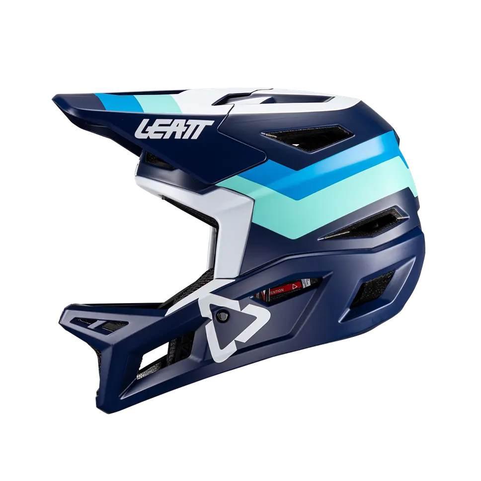 Leatt Kask Rowerowy Mtb Gravity 4.0 V24 Helmet Blue Kolor Niebieski Rozmiar - zdjęcie 3