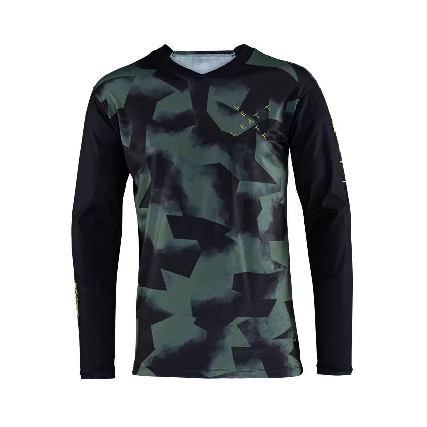 Leatt Koszulka Rowerowa Mtb Gravity 3.0 Jersey Spinach Kolor Zielony/Czarny - zdjęcie 3
