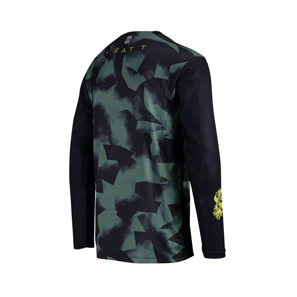 Leatt Koszulka Rowerowa Mtb Gravity 3.0 Jersey Spinach Kolor Zielony/Czarny - zdjęcie 4