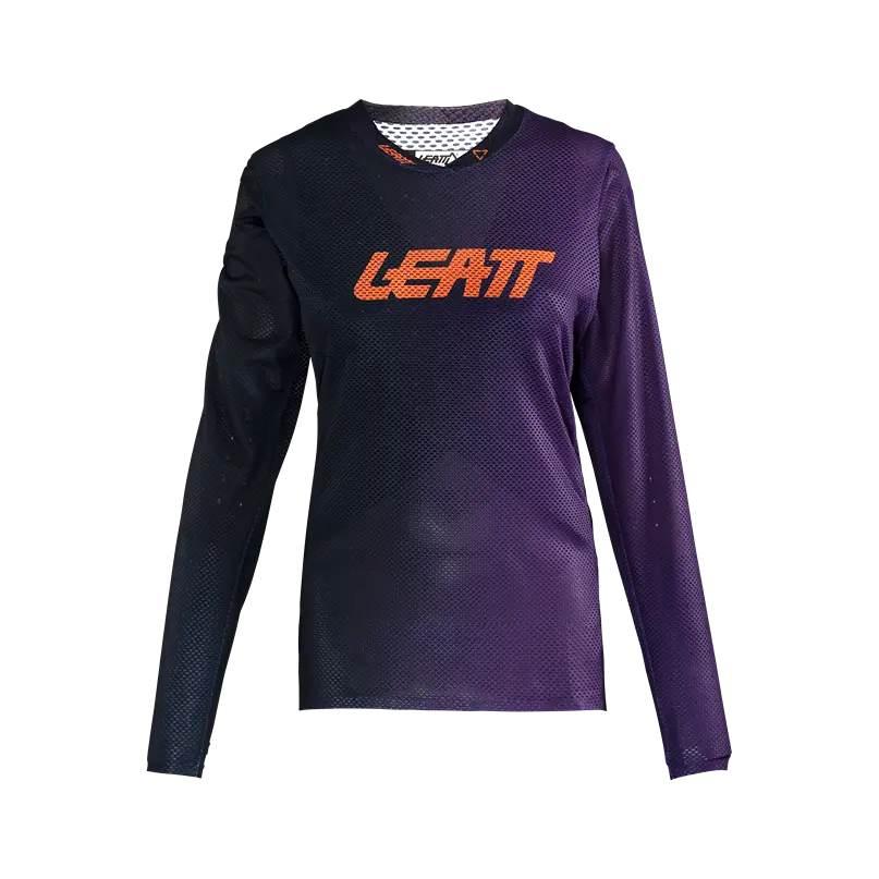 Leatt Koszulka Rowerowa Damska Mtb Gravity 4.0 Jersey Women Purple Kolor Fi - zdjęcie 2