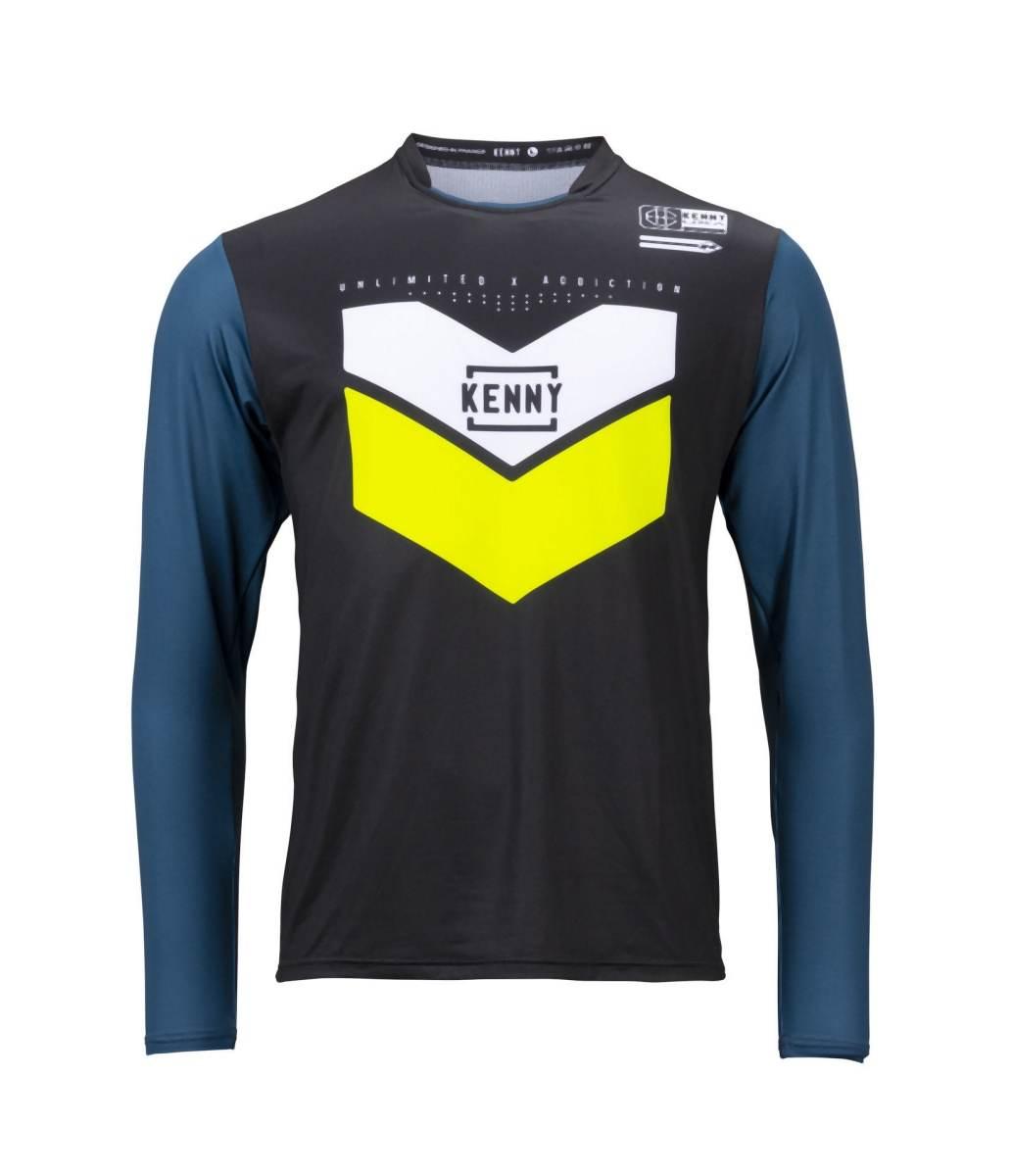 Kenny Racing Koszulka Rowerowa Mtb Model Prolight Lime/Black Kolor Czarny/N