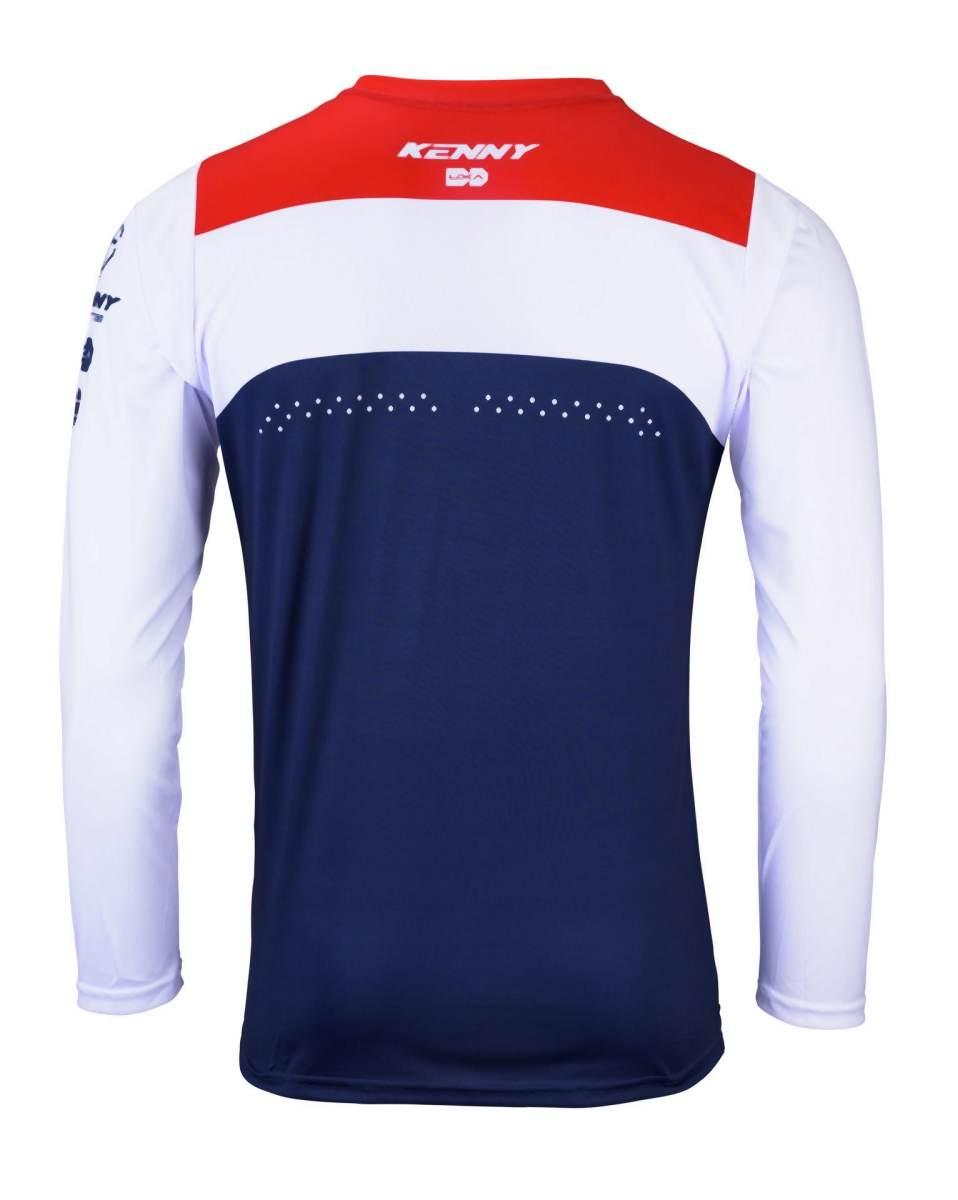 Kenny Racing Koszulka Rowerowa Mtb Model Elite Navy Kolor Niebieski/Biały/C - zdjęcie 2