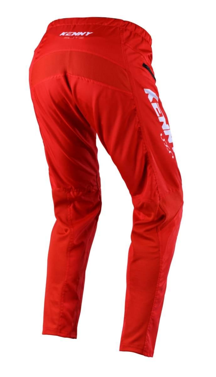 Kenny Racing Spodnie Rowerowe Mtb Model Elite Red Kolor Czerwony/Biały Rozm - zdjęcie 2