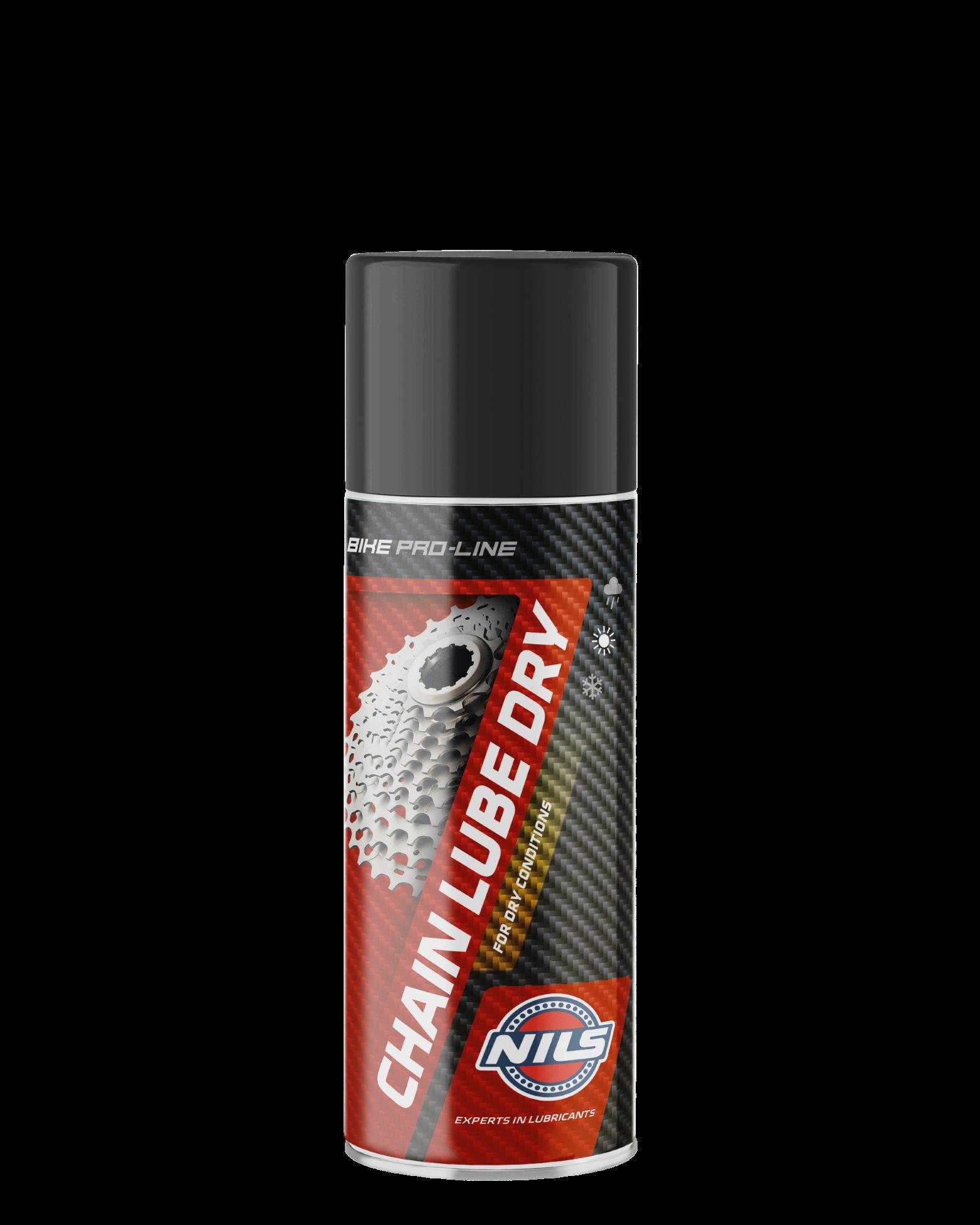 Nils Chain Lube Dry Smar Do Łańcucha Rowerowego Na Suche Warunki 400Ml Akc