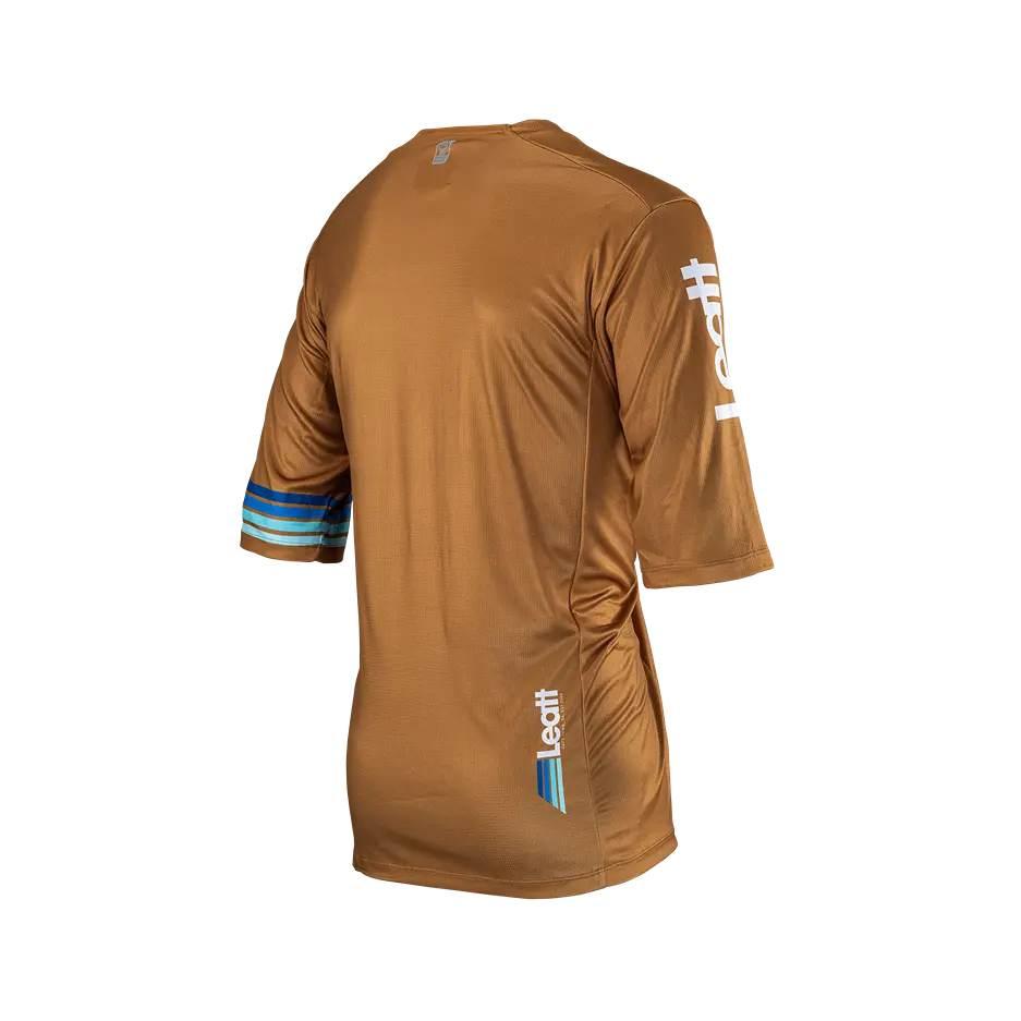 Leatt Koszulka Rowerowa Mtb Enduro 3.0 Jersey Peanut Kolor Brązowy Rozmiar - zdjęcie 6