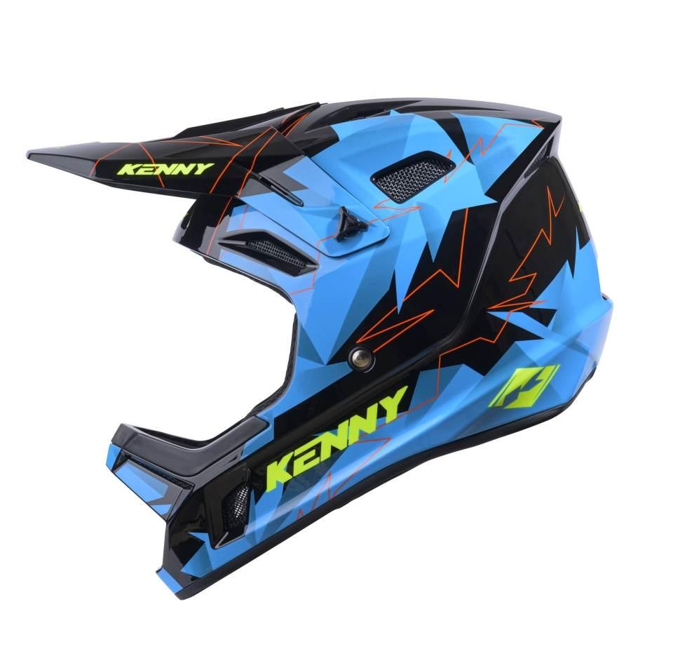 Kenny Racing Kask Rowerowy Mtb Decade Graphic Smash Blue Kolor Niebieski Ro