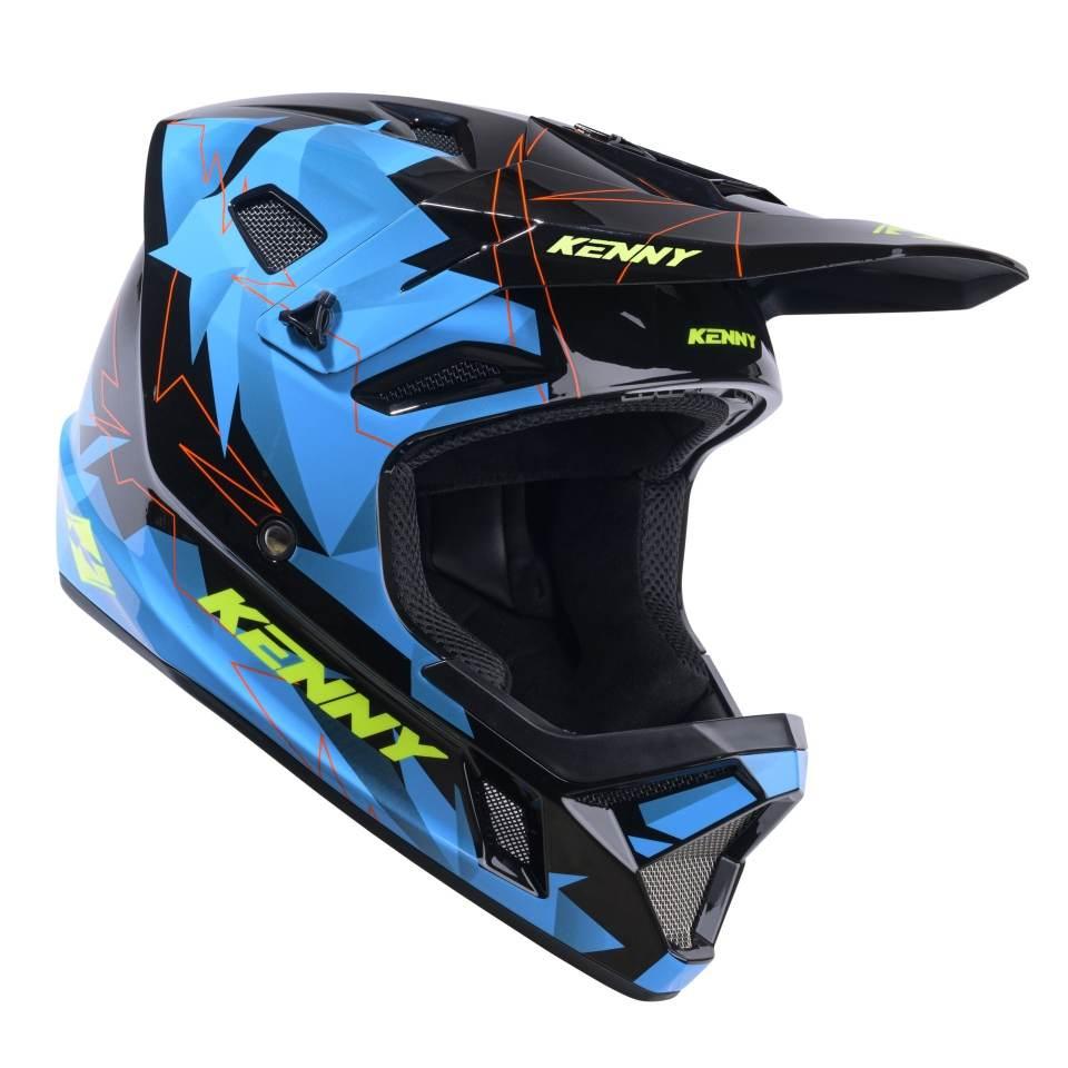 Kenny Racing Kask Rowerowy Mtb Decade Graphic Smash Blue Kolor Niebieski Ro - zdjęcie 2