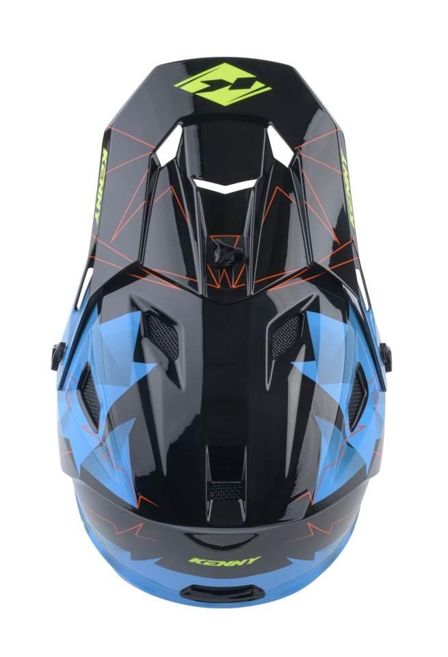 Kenny Racing Kask Rowerowy Mtb Decade Graphic Smash Blue Kolor Niebieski Ro - zdjęcie 3