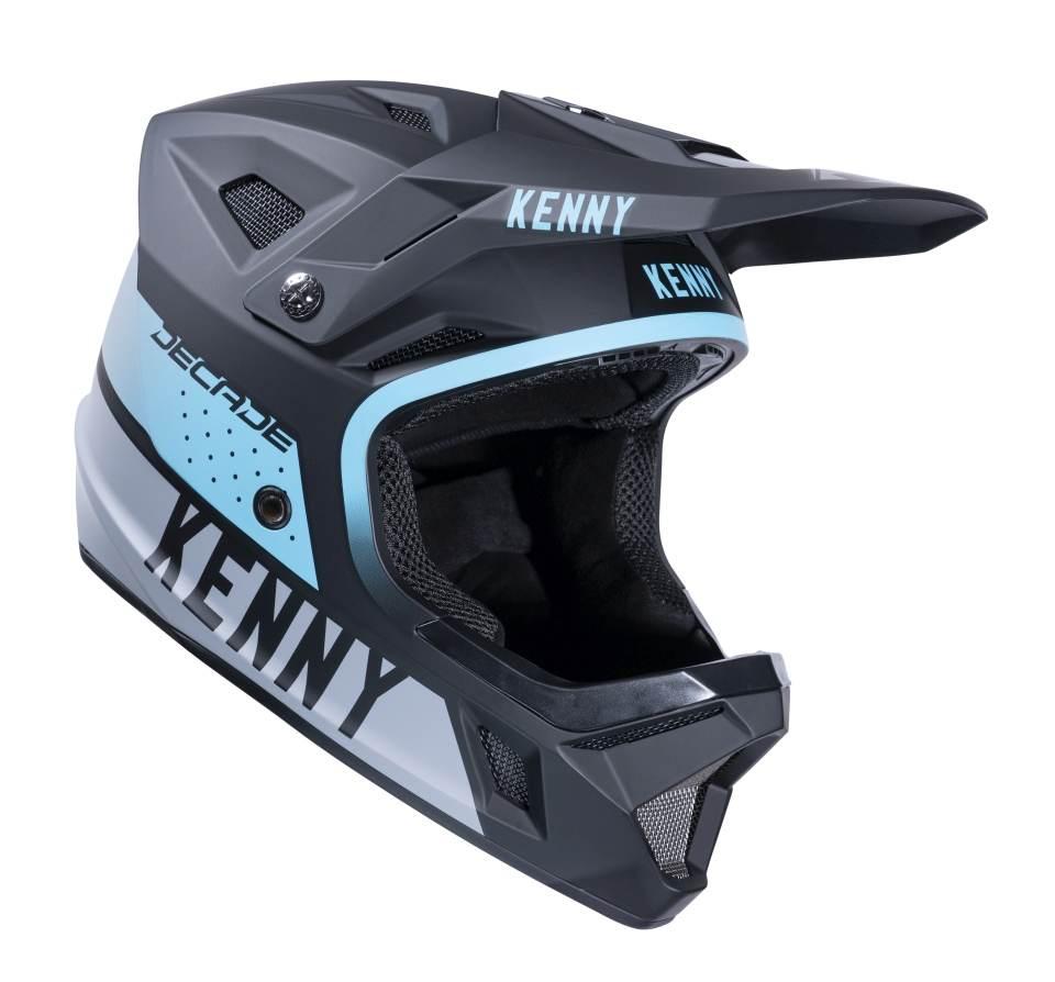 Kenny Racing Kask Rowerowy Mtb Decade Smash Black/Turquoise Kolor Czarny/Tu - zdjęcie 2