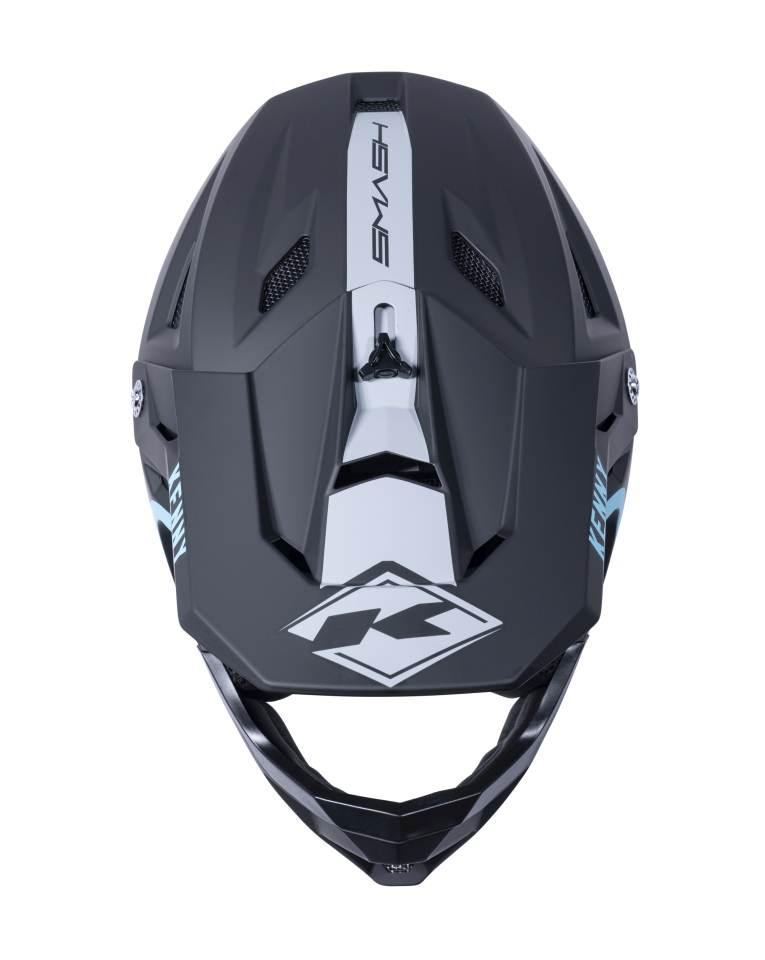 Kenny Racing Kask Rowerowy Mtb Decade Smash Black/Turquoise Kolor Czarny/Tu - zdjęcie 4