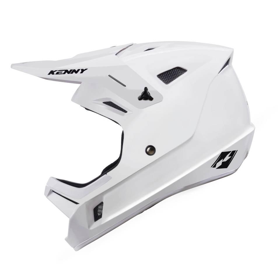 Kenny Racing Kask Rowerowy Mtb Decade Graphic Solid White Kolor Biały Rozmi