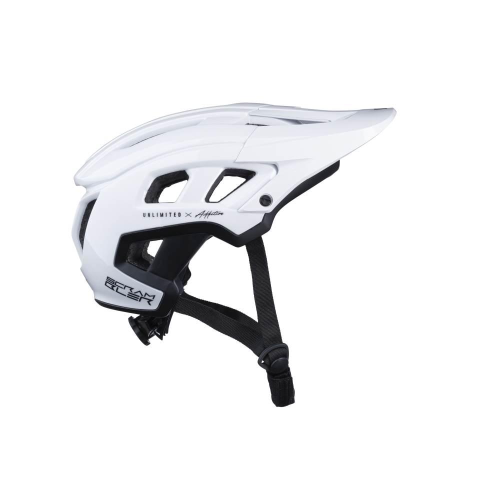 Kenny Racing Kask Rowerowy Mtb Scrambler Kid/Junior/Dziecięcy White Kolor B - zdjęcie 3