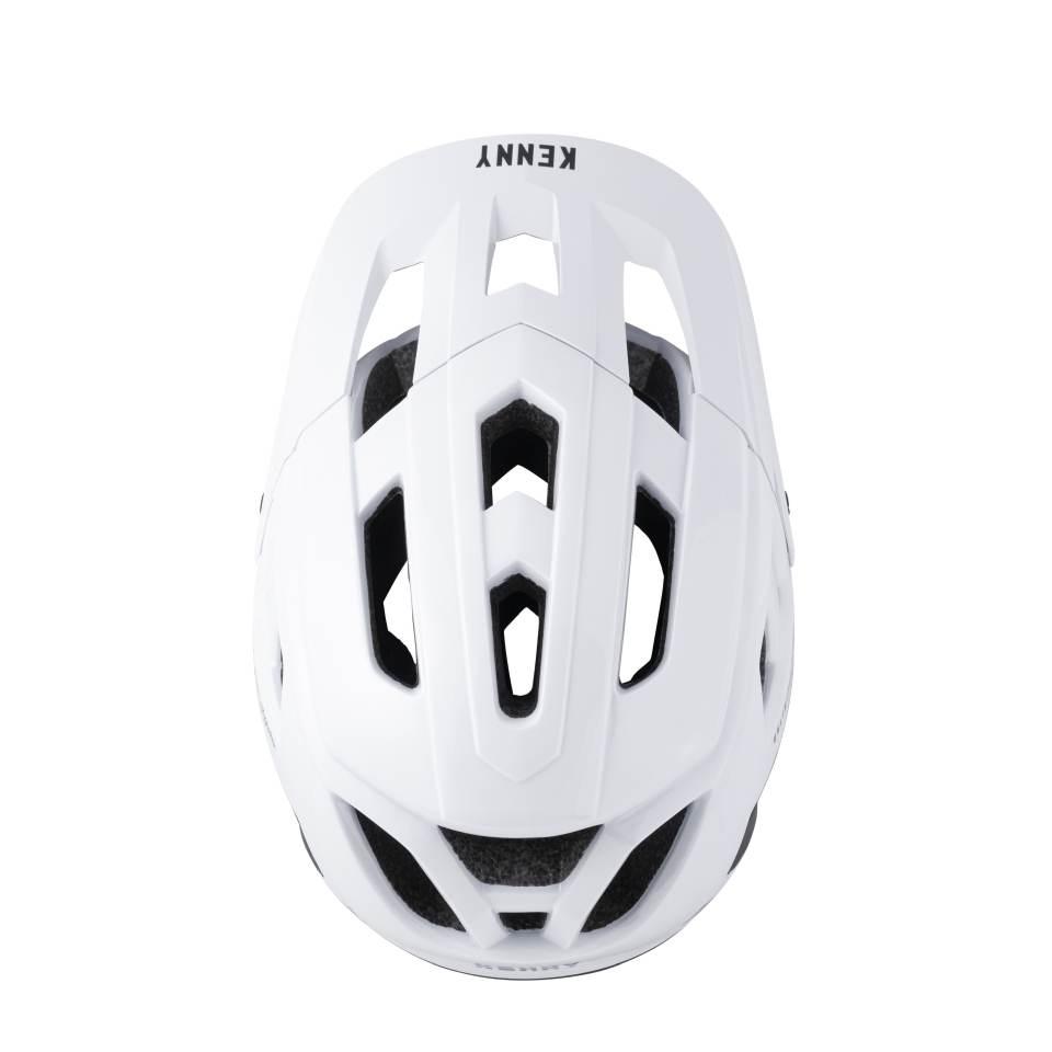 Kenny Racing Kask Rowerowy Mtb Scrambler Kid/Junior/Dziecięcy White Kolor B - zdjęcie 4