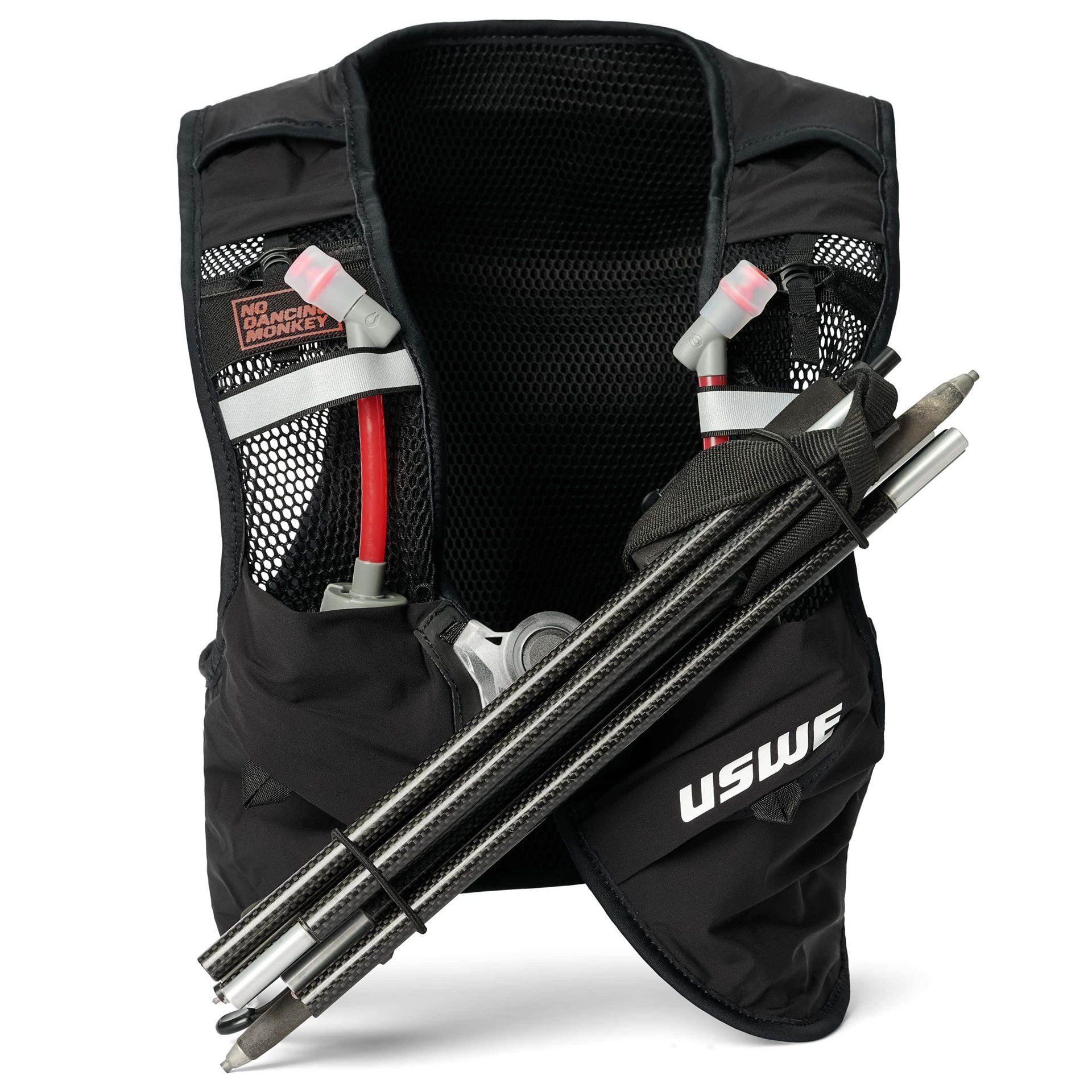 Uswe Kamizelka Rowerowa Rush 8L Rozmiar S Czarna - zdjęcie 5